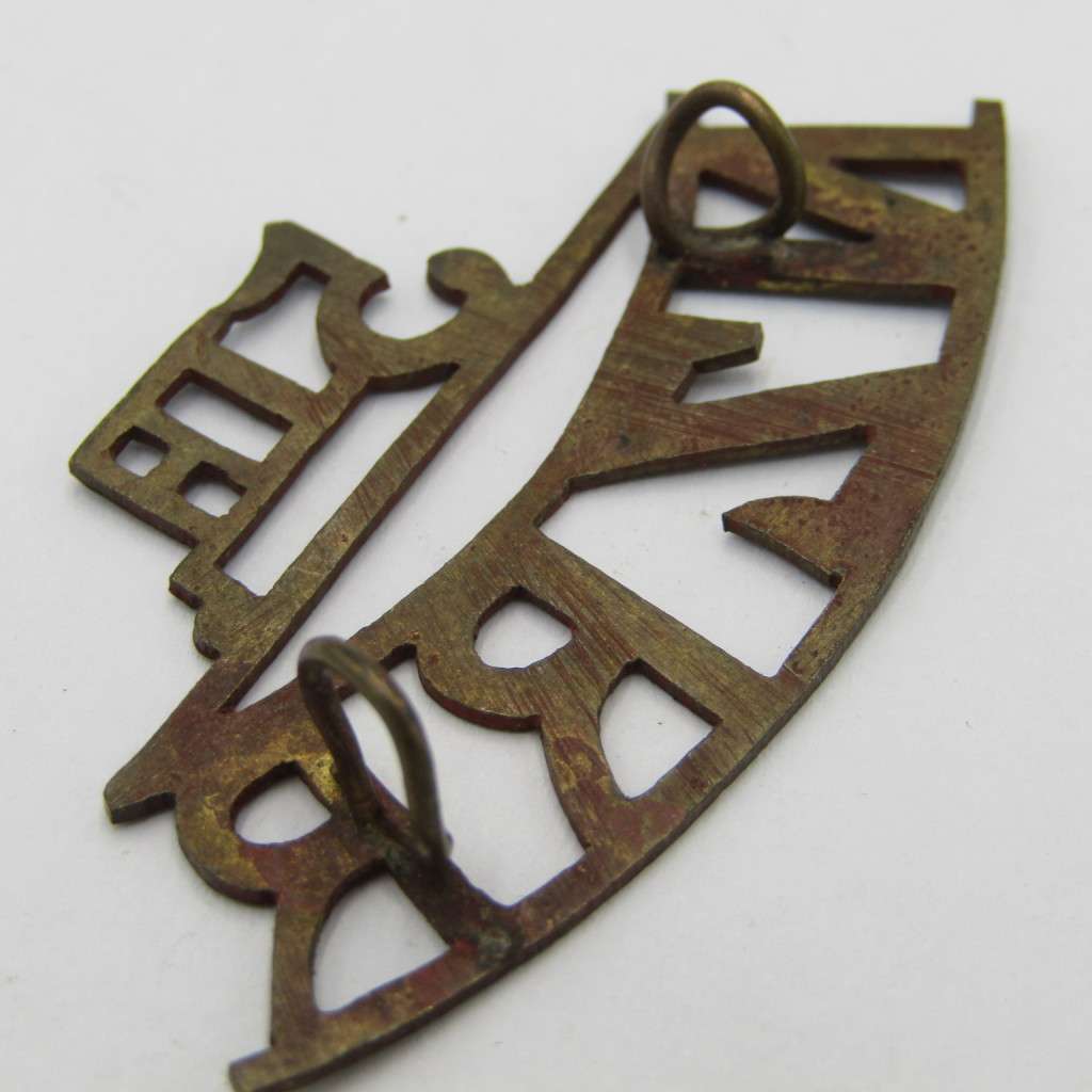 Boer War 5th New Zealand Rough Riders slouch hat badge - only 591 troops in this unit