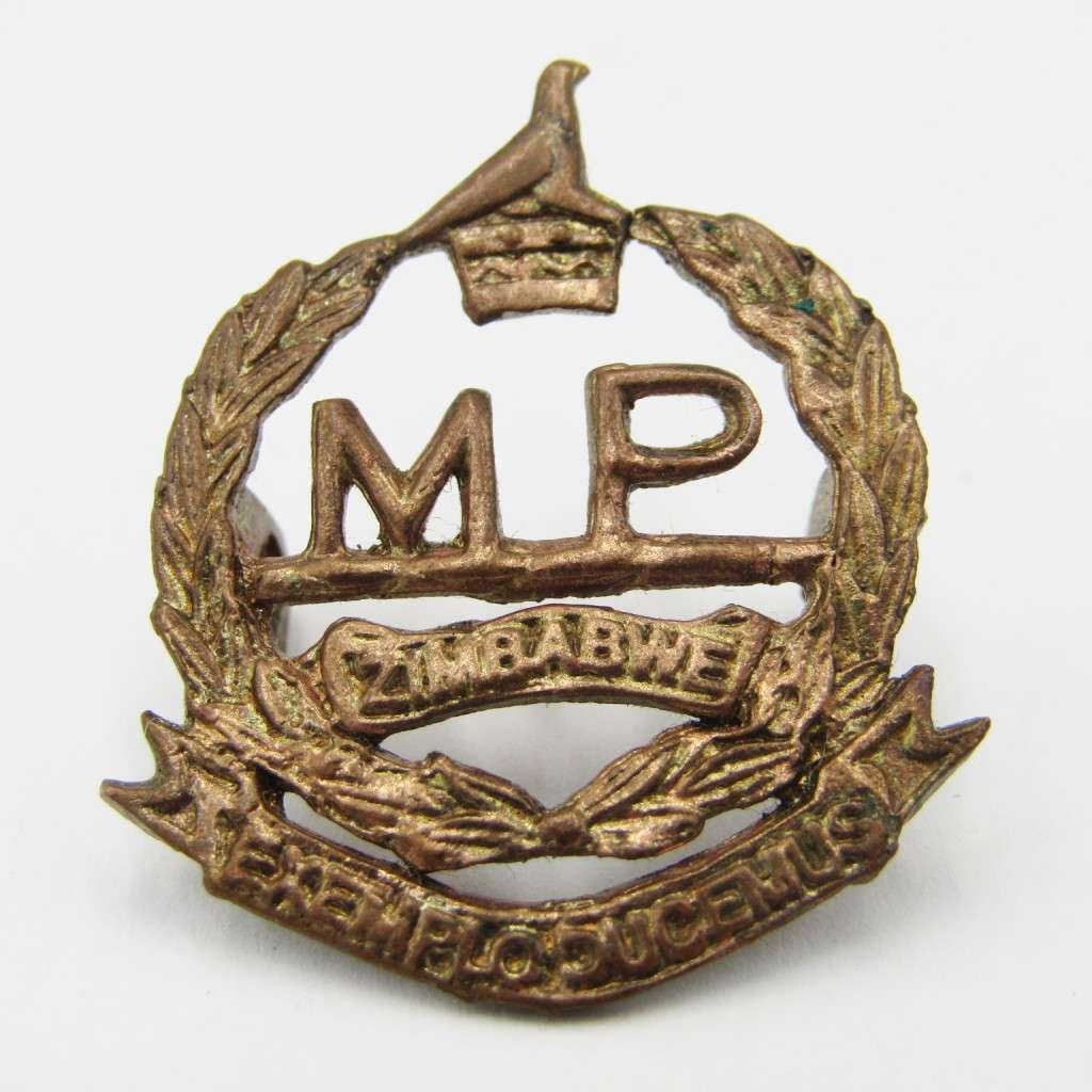 Zimbabwe Corps of Military Police collar badge