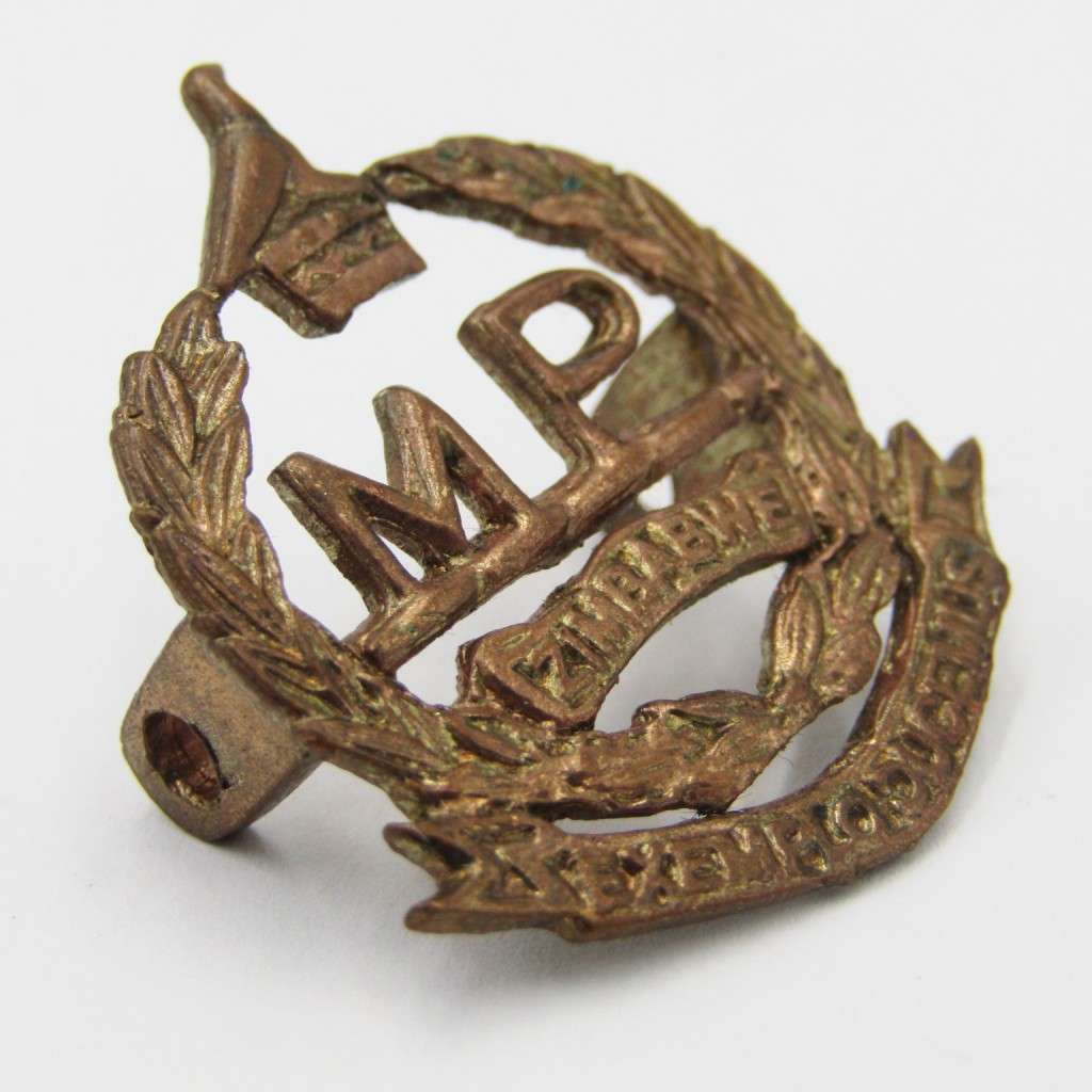 Zimbabwe Corps of Military Police collar badge