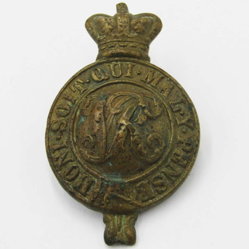 Boer War British Mounted Infantry officer`s Horse martingale badge