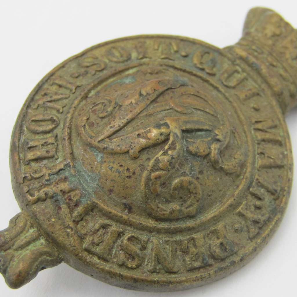 Boer War British Mounted Infantry officer`s Horse martingale badge