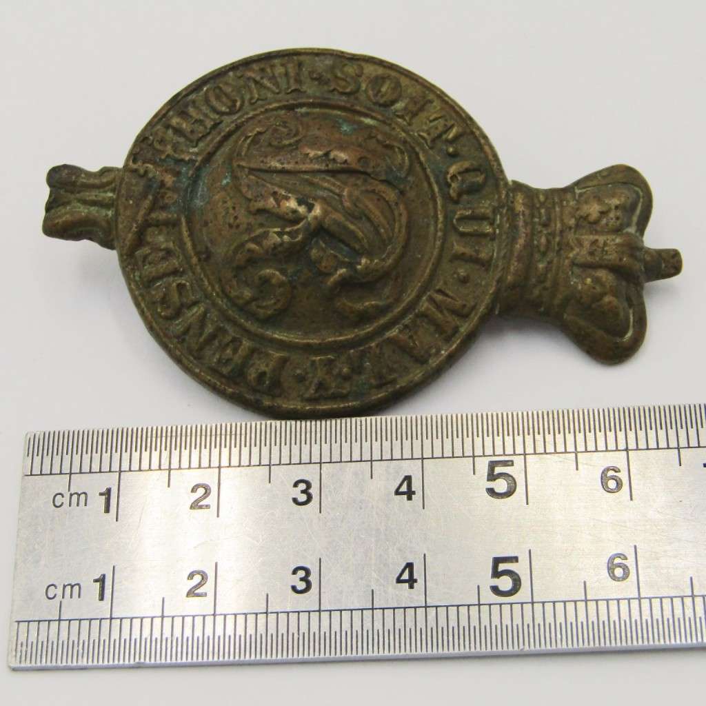 Boer War British Mounted Infantry officer`s Horse martingale badge