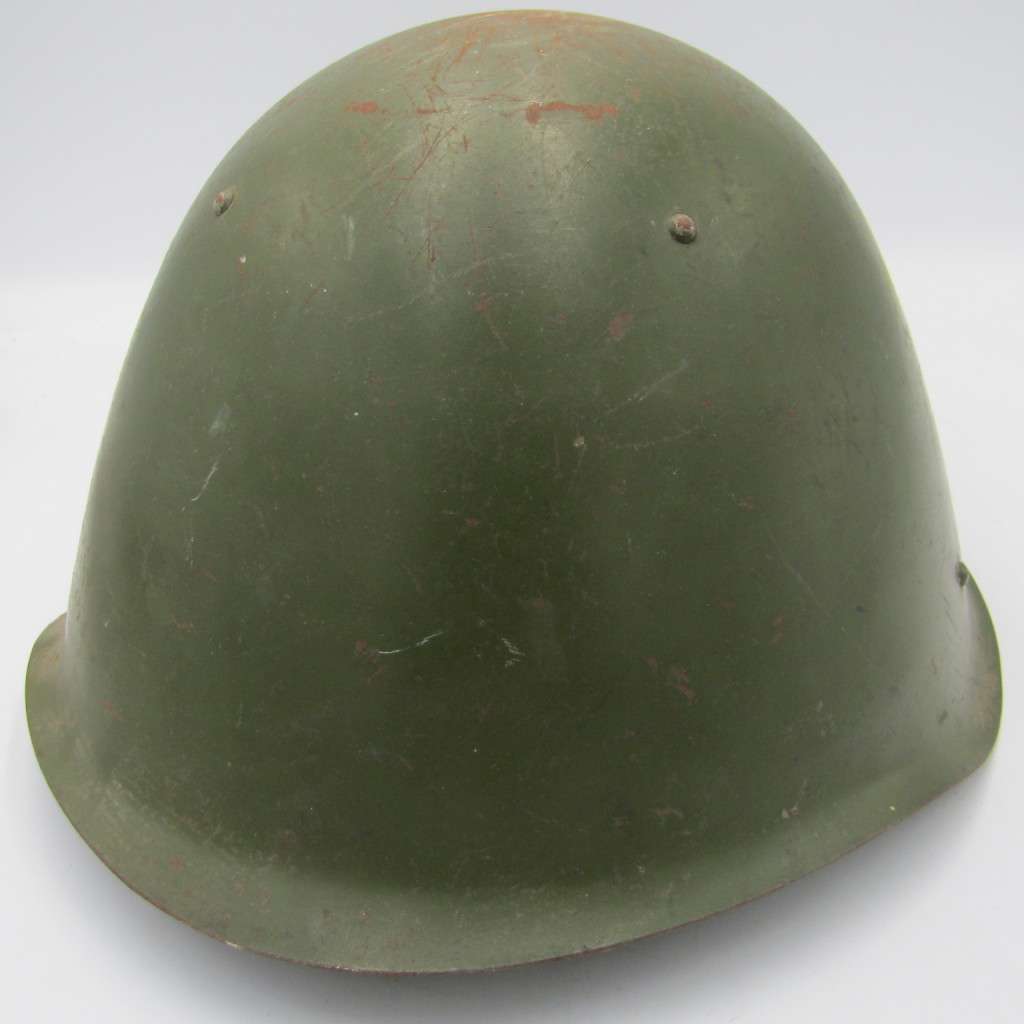 Russian Soviet SSh-68 steel combat helmet with inner