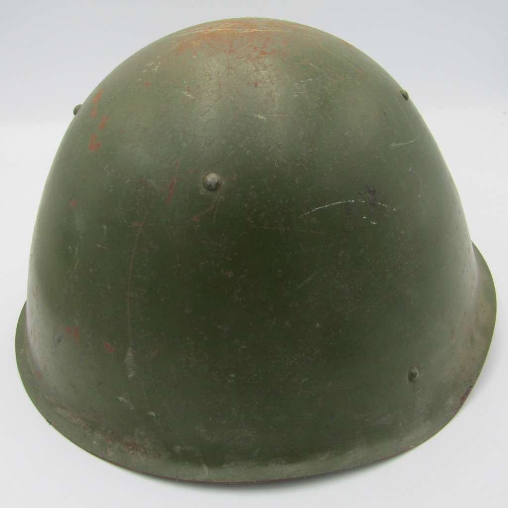 Russian Soviet SSh-68 steel combat helmet with inner
