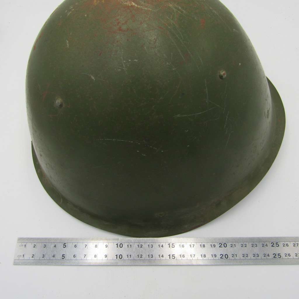 Russian Soviet SSh-68 steel combat helmet with inner
