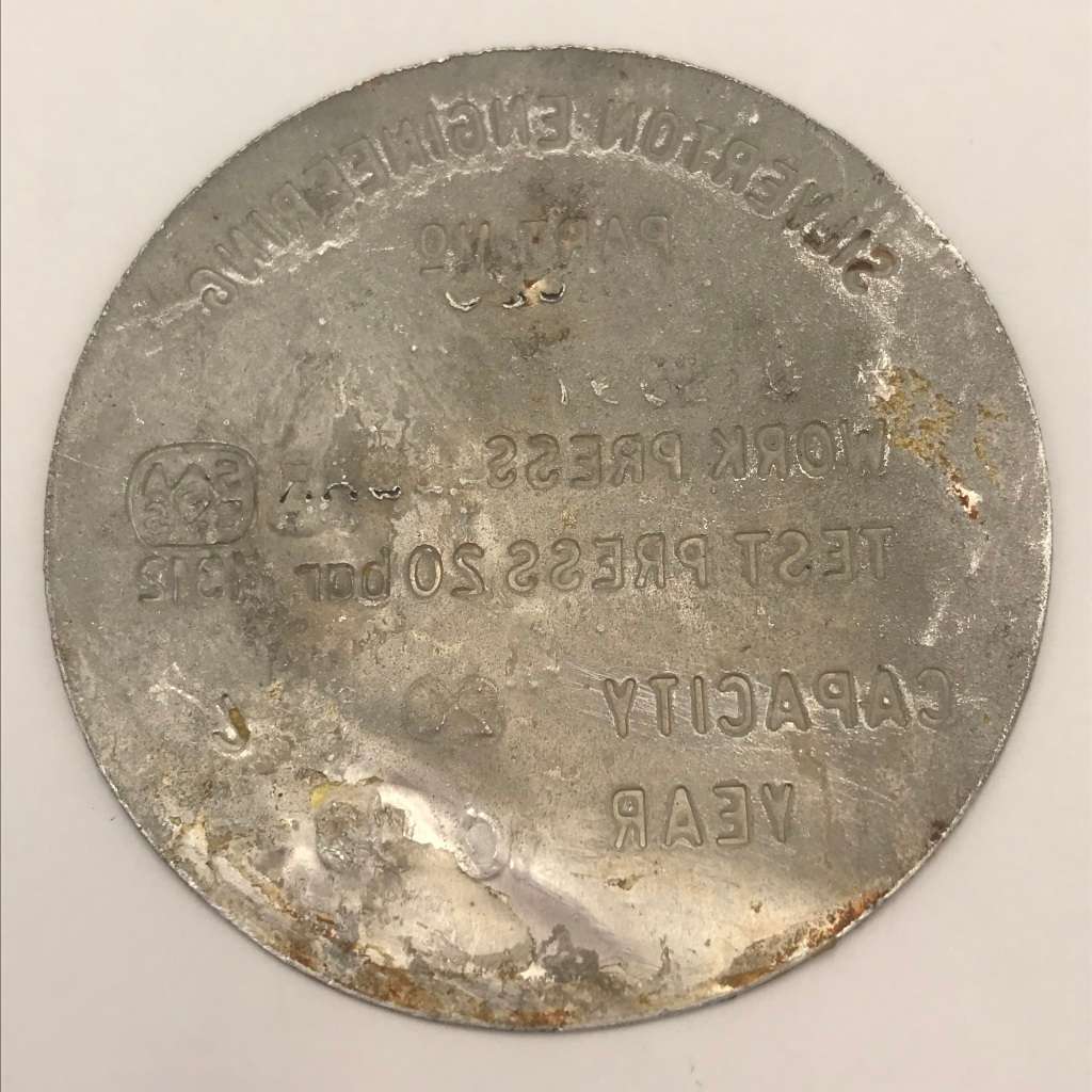 Silverton Engineering SABS test approved metal plate