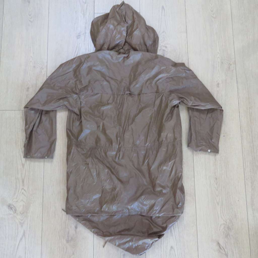SADF Nutria rain coat - size medium - full length 94cm, chest 44cm, full arm length 56cm