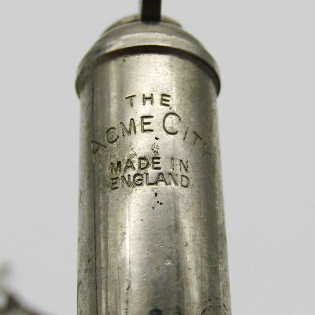 Vintage The ACME City whistle with chain