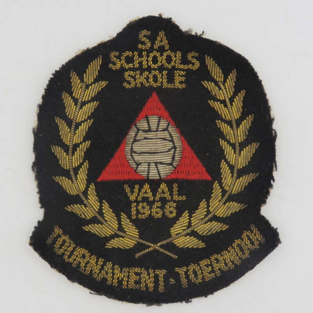 Lot of 6 Vintage 1960`s SA Schools soccer badges