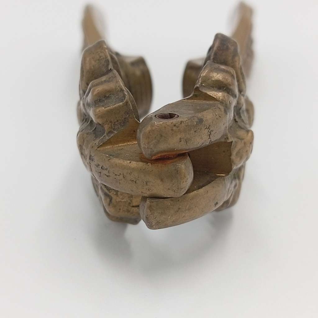 Antique brass nutcracker