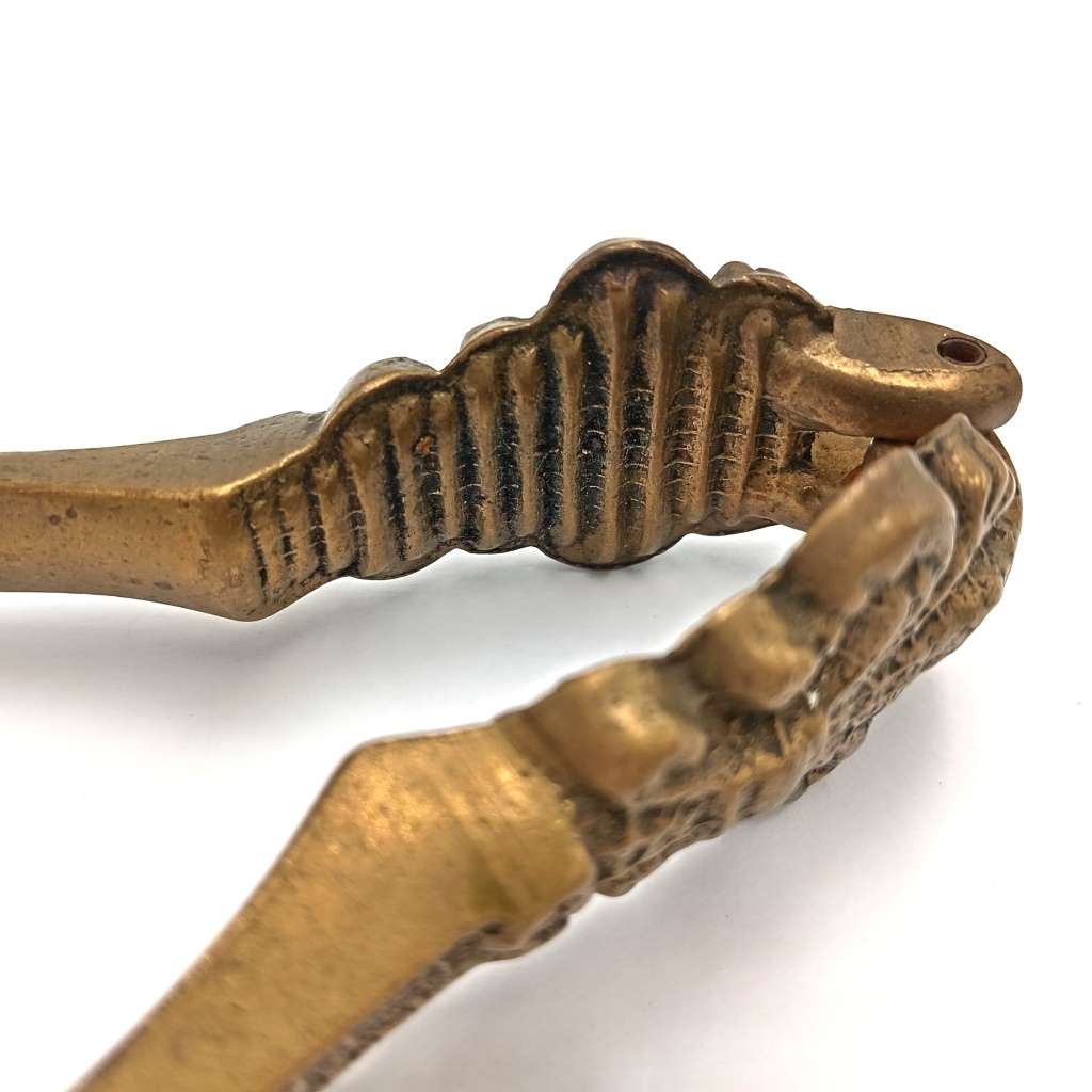 Antique brass nutcracker