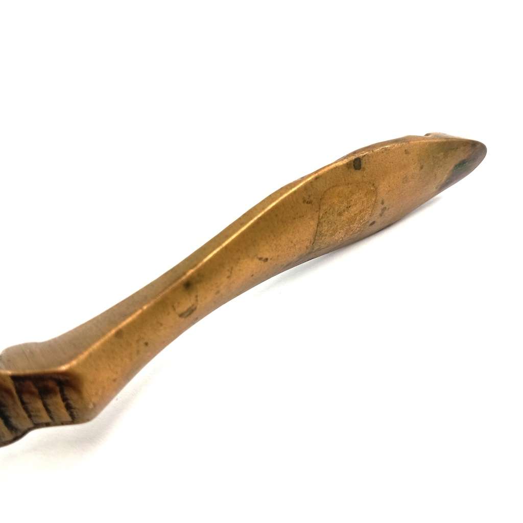 Antique brass nutcracker