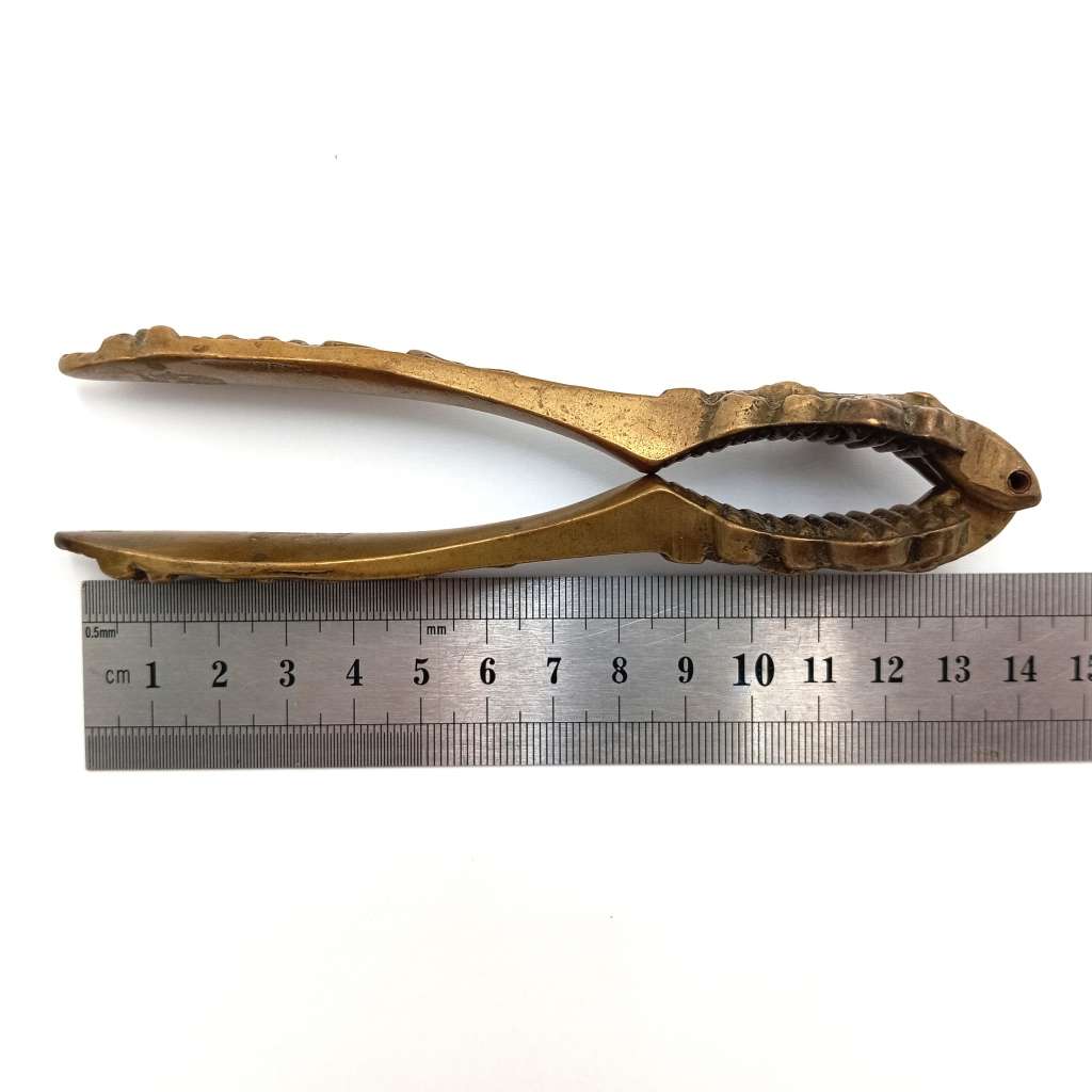 Antique brass nutcracker