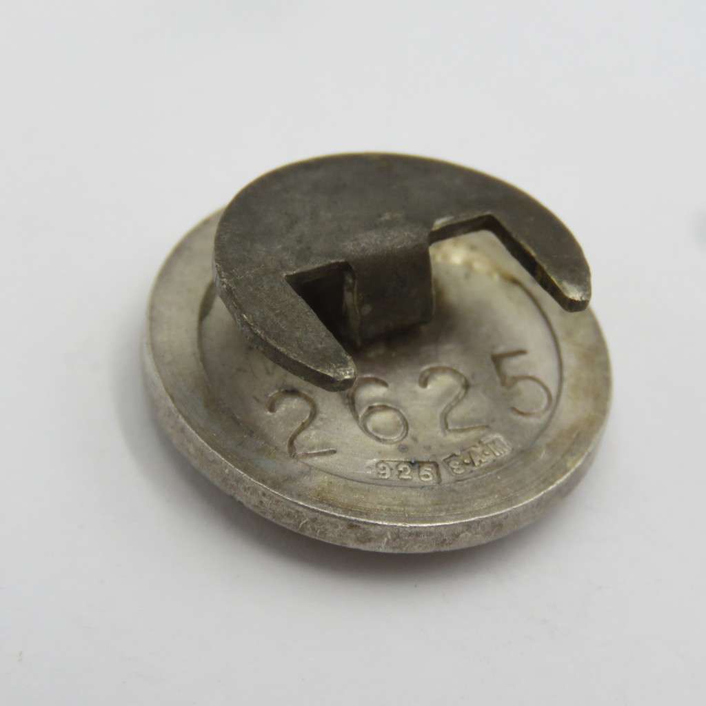 SA Engineers Corps ( SAPPERS) sterling silver button  badge
