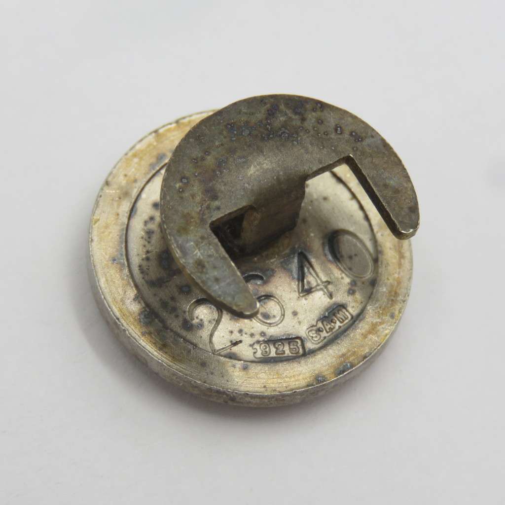 SA Engineers Corps ( SAPPERS) sterling silver button  badge #2640