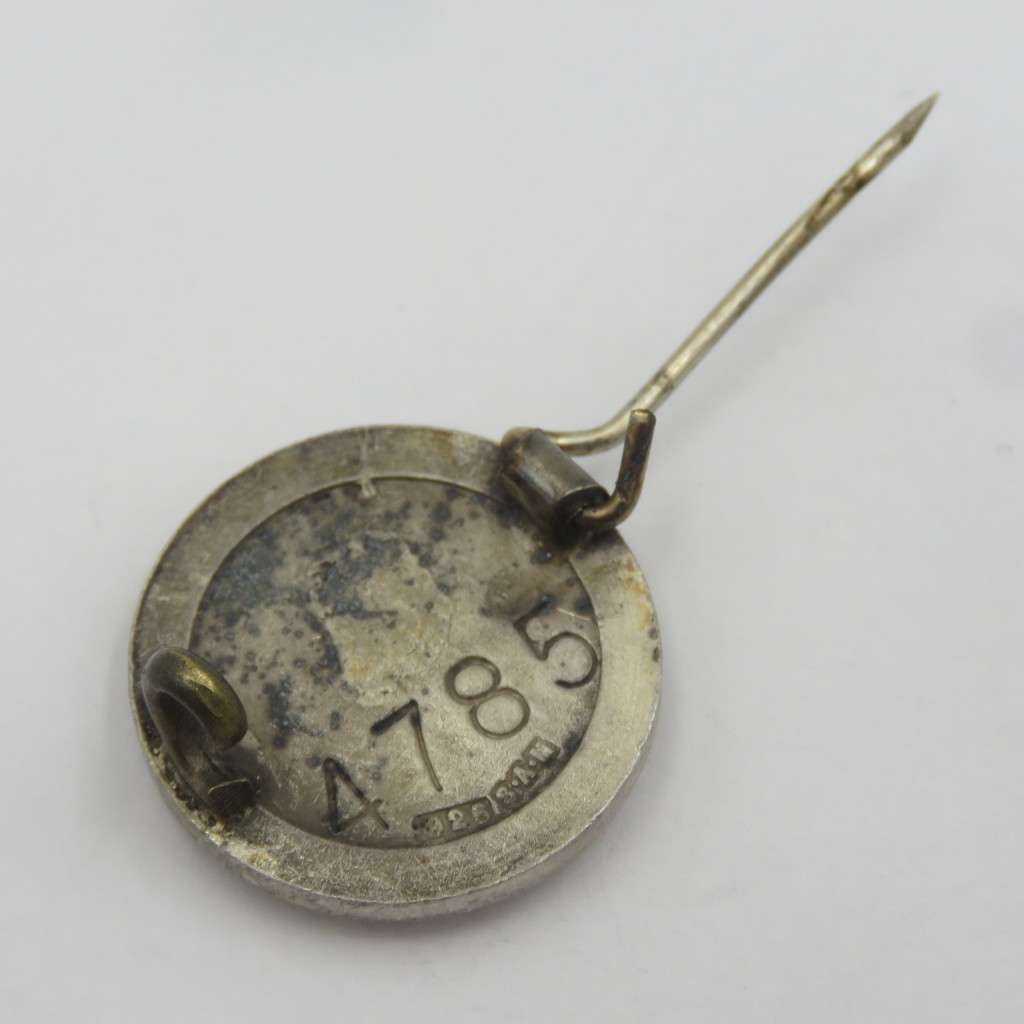 SA Engineers Corps ( SAPPERS) sterling silver lapel pin badge #4785