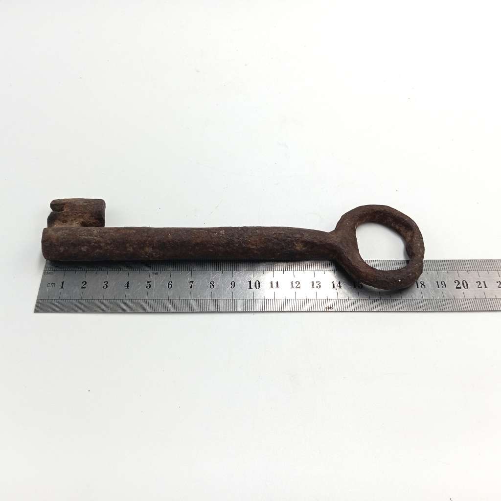 Antique large cast iron key