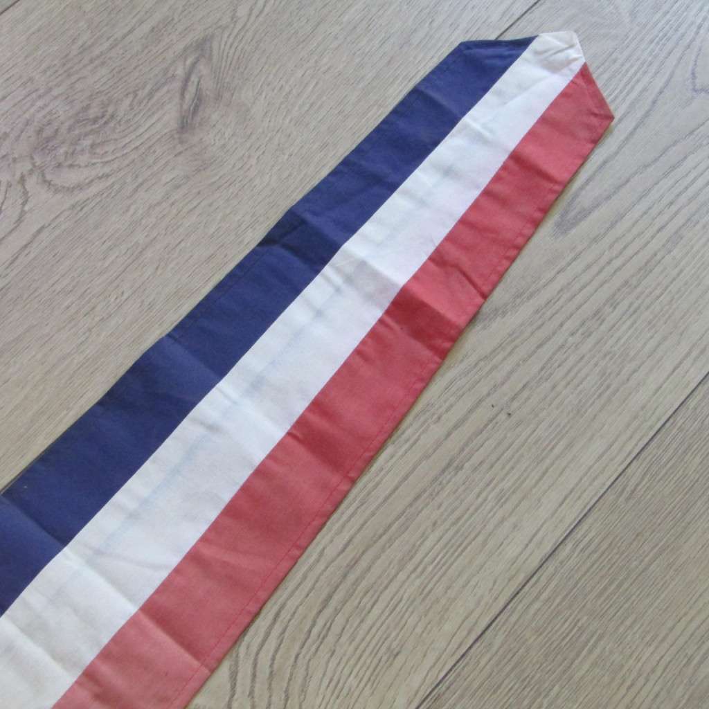 Long Transvaal vierkleur pennant flag - Size 200 cm x 20 cm