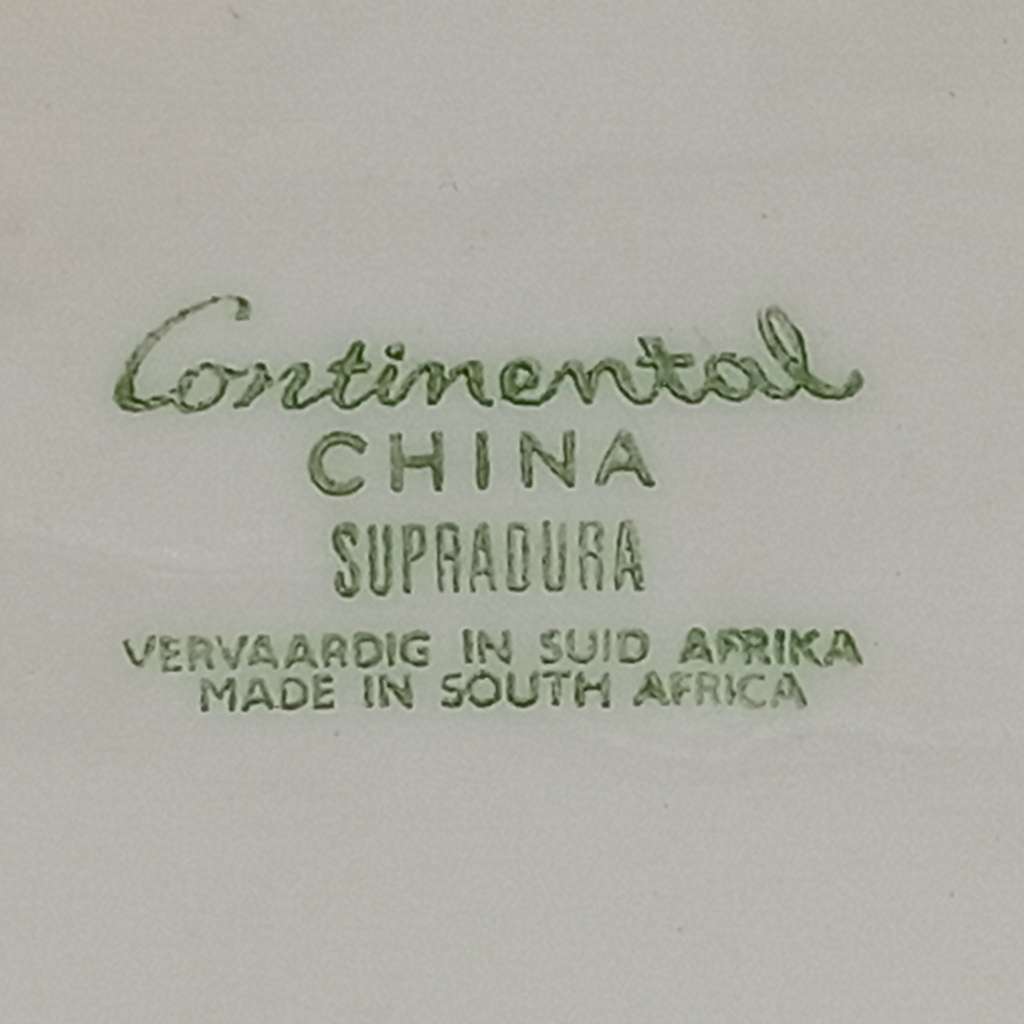 SADF 32 Battalion porcelain teapot - chips on spout