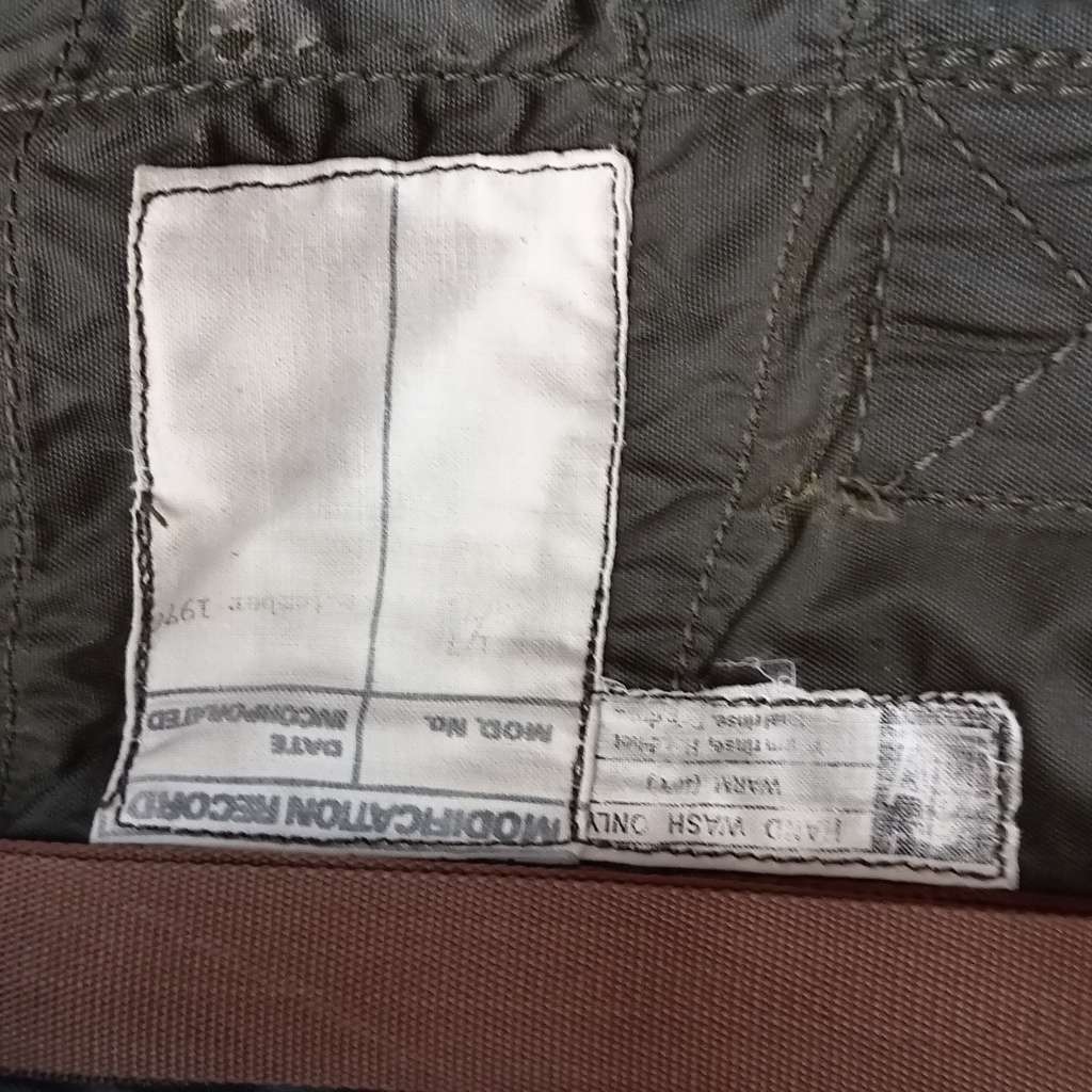 British RAF MK15 waistcoat life preserver - no accesories