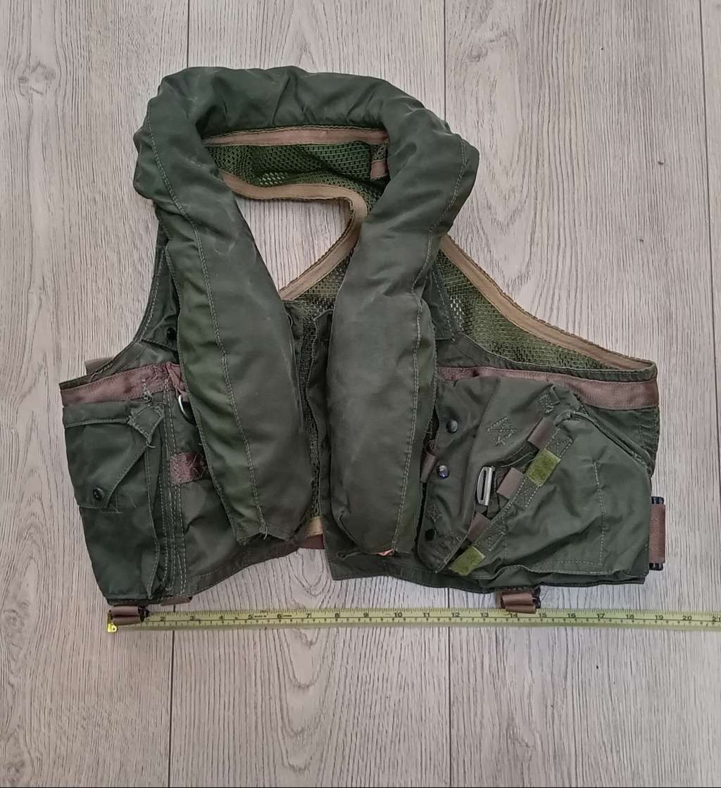 British RAF MK15 waistcoat life preserver - no accesories