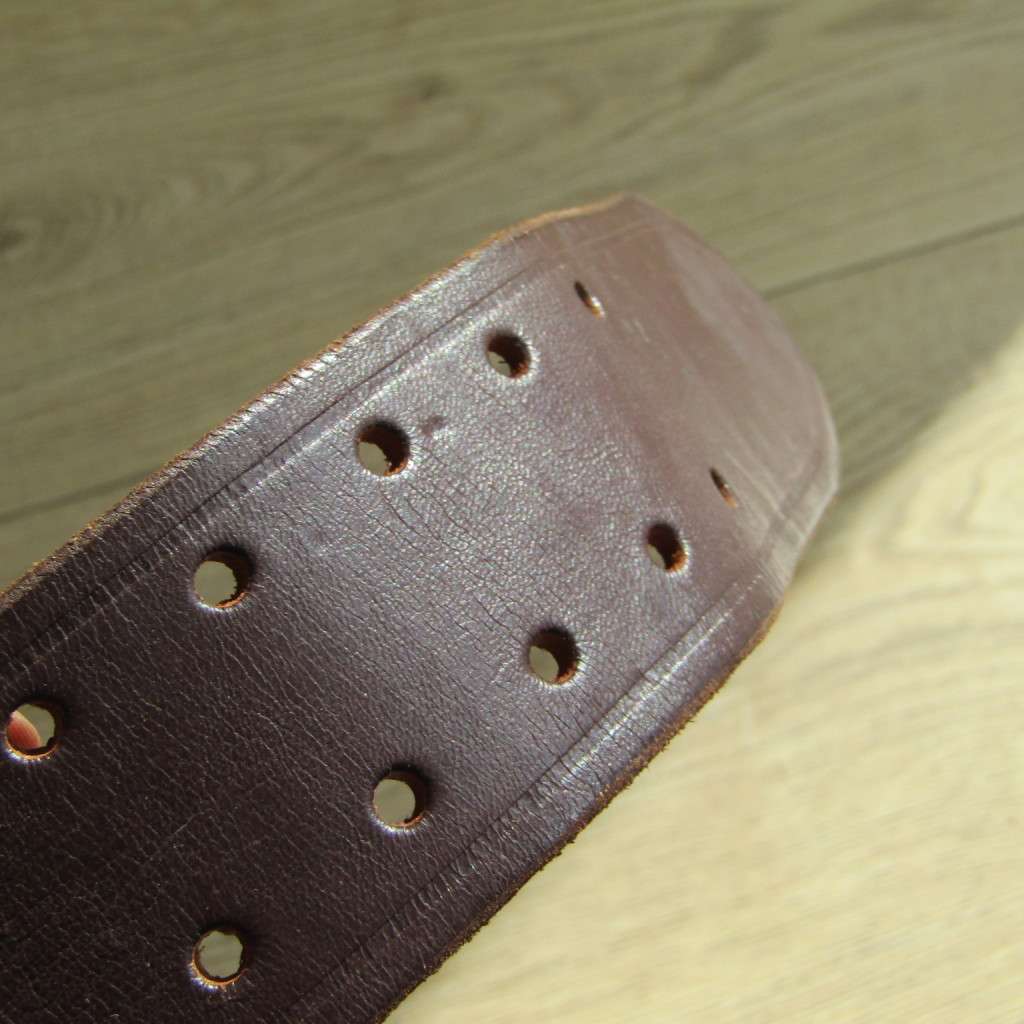 Old SA Army / Police leather Sam Browne belt and holster