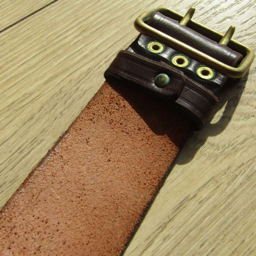 Old SA Army / Police leather Sam Browne belt and holster