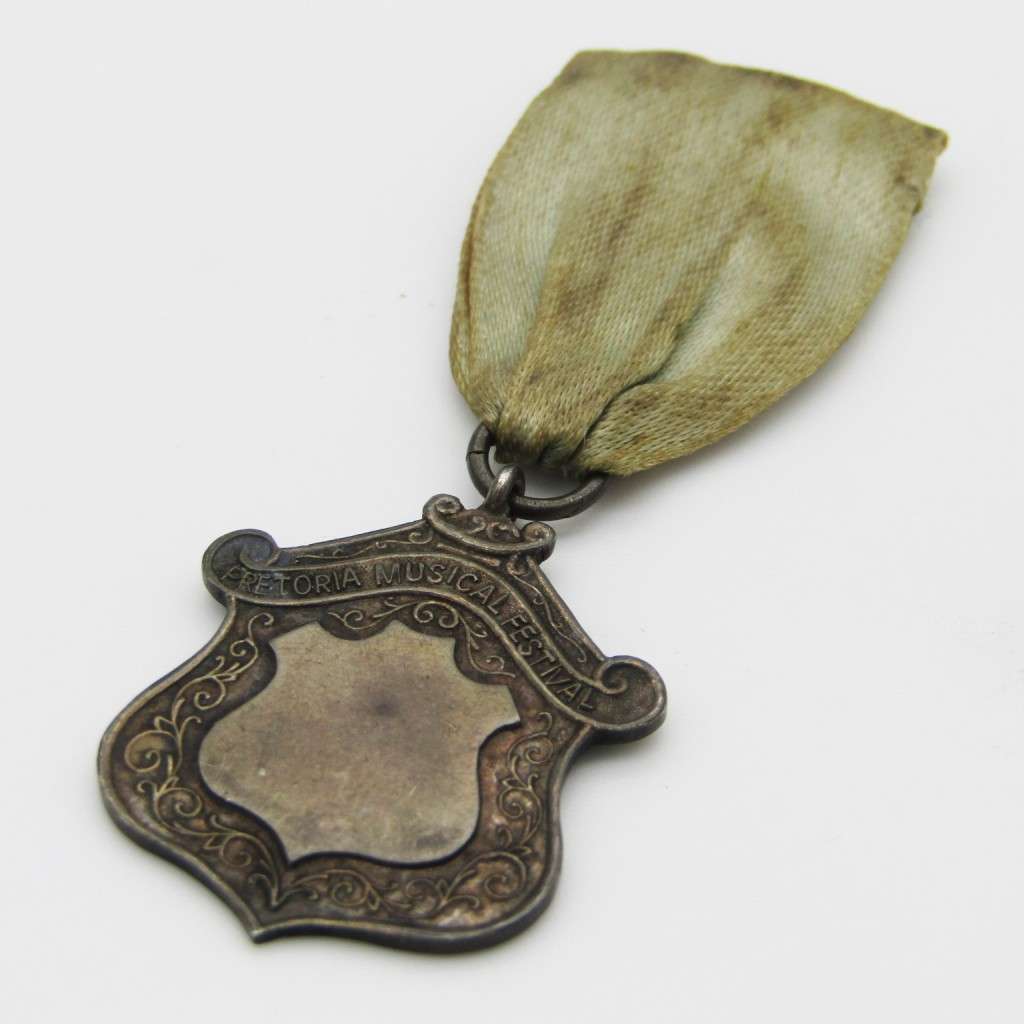 Antique Pretoria music festival silver medal - unnamed