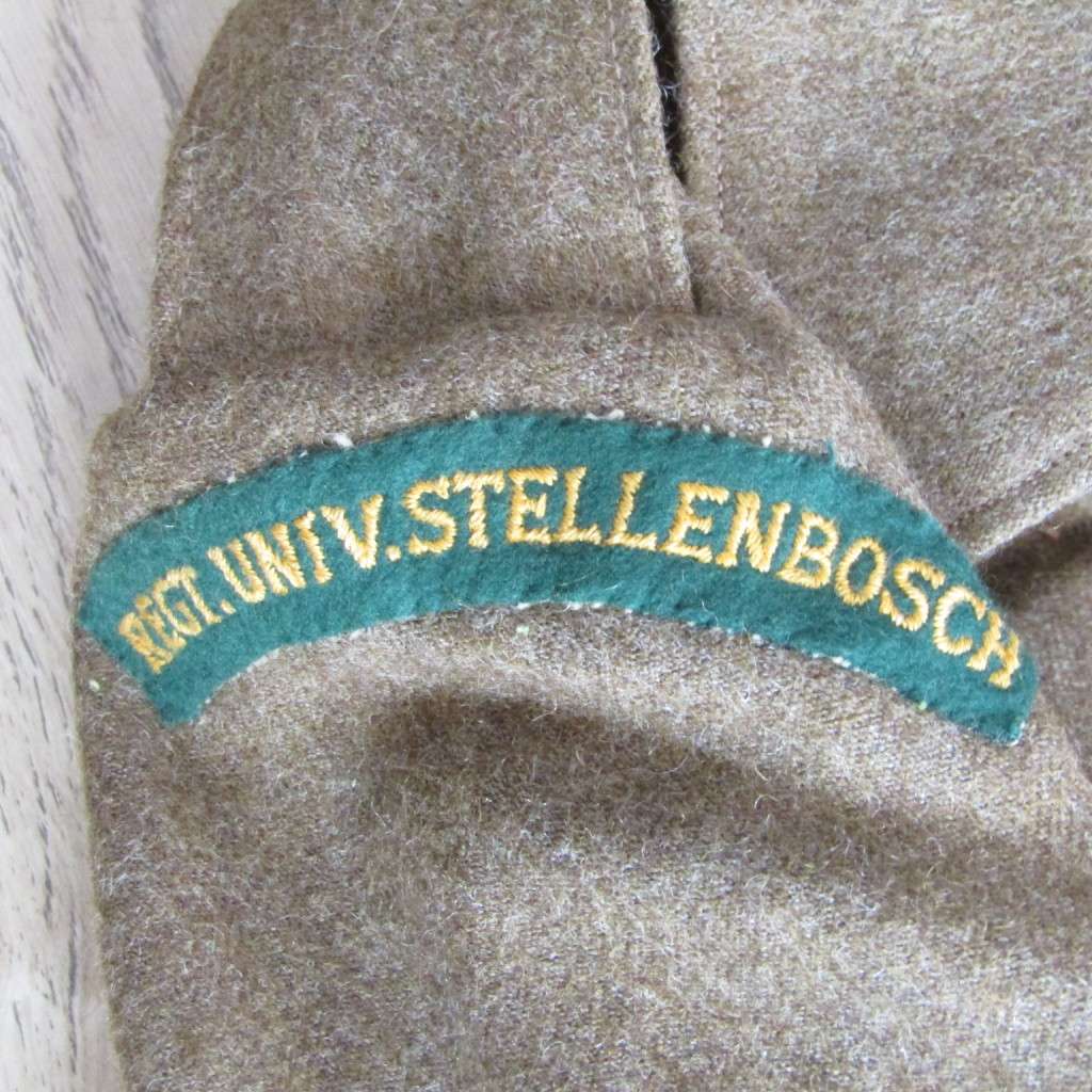 SADF Regiment University of Stellenbosch combat bunny jacket and trousers