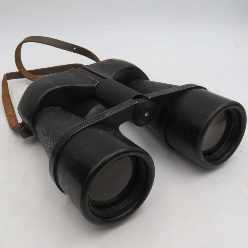 Vintage Kershaw Vanguard 7x50 binoculars in pouch - some spots on lens but still good