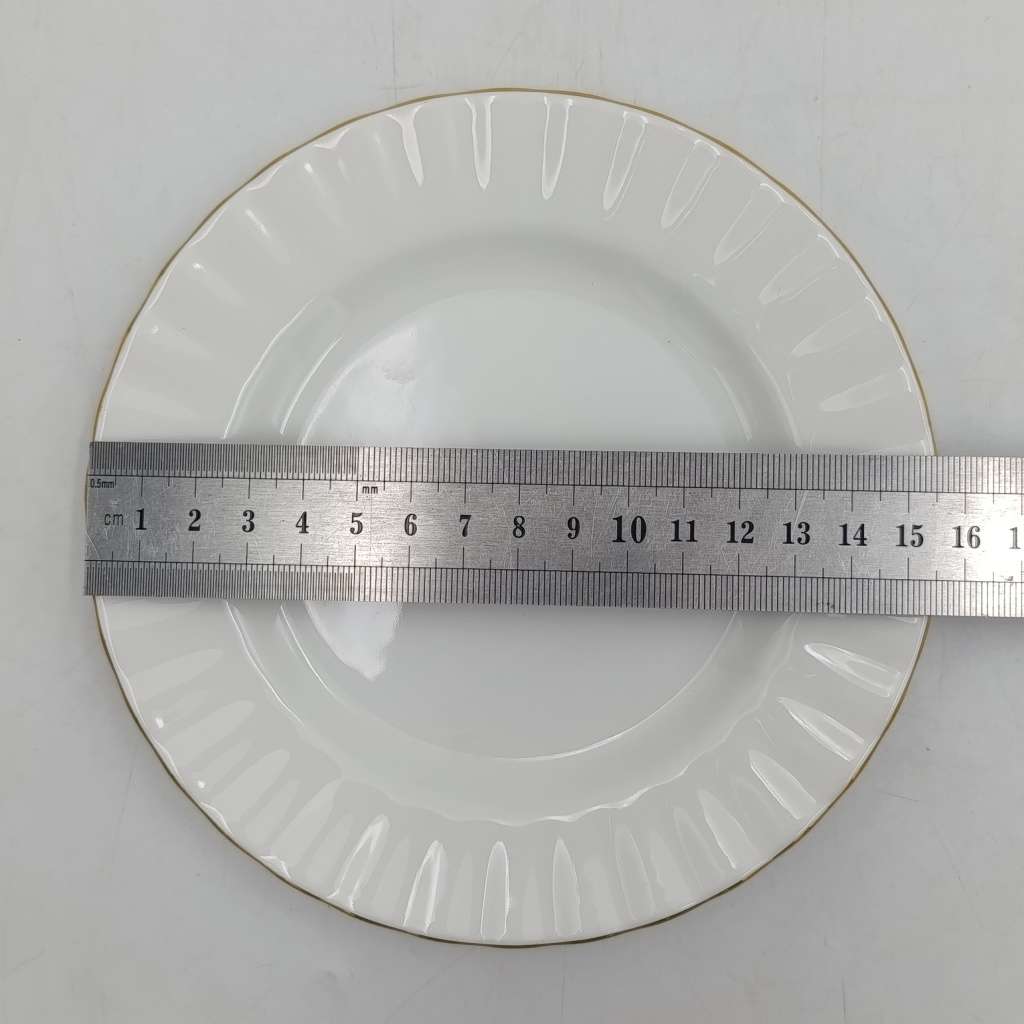 Royal Albert Val d`or porcelain tea set - 6 trios, milk jug and bowl