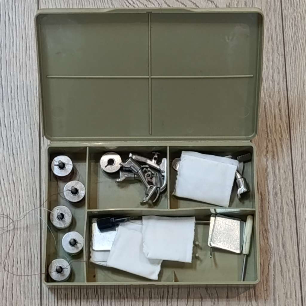 Vintage Bernina Mini-Matic electric sewing machine in case