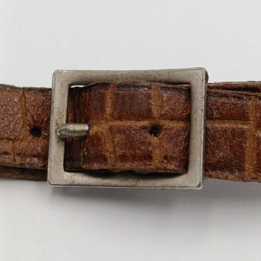 Vintage Leather pocketwatch fob