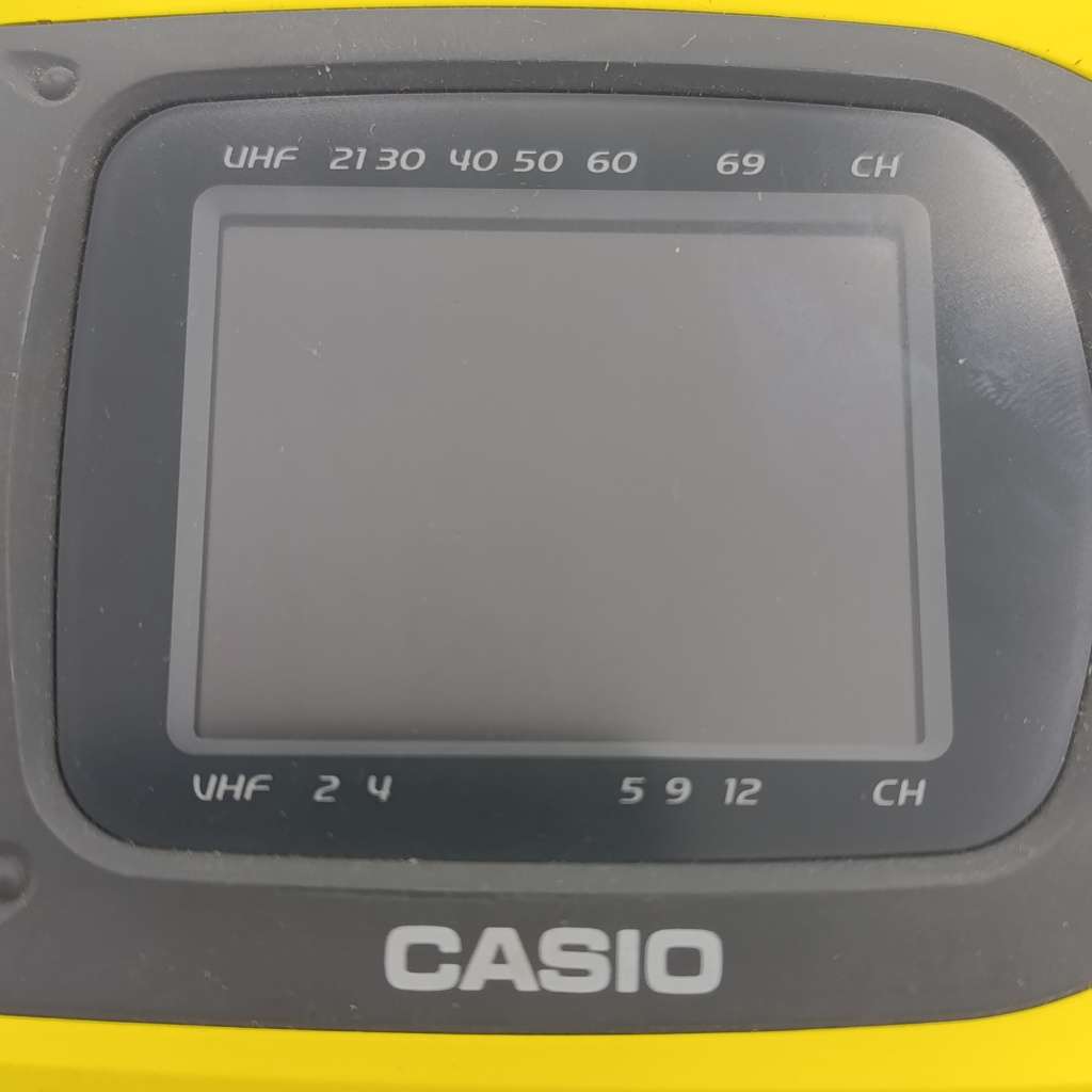 Vintage Casio N78 Model SY- 20P battery operated portable television working