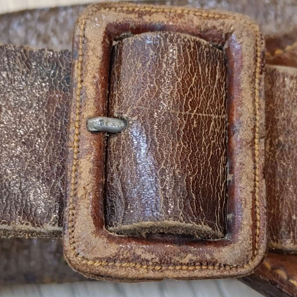 Vintage leather shotgun ammo bandolier