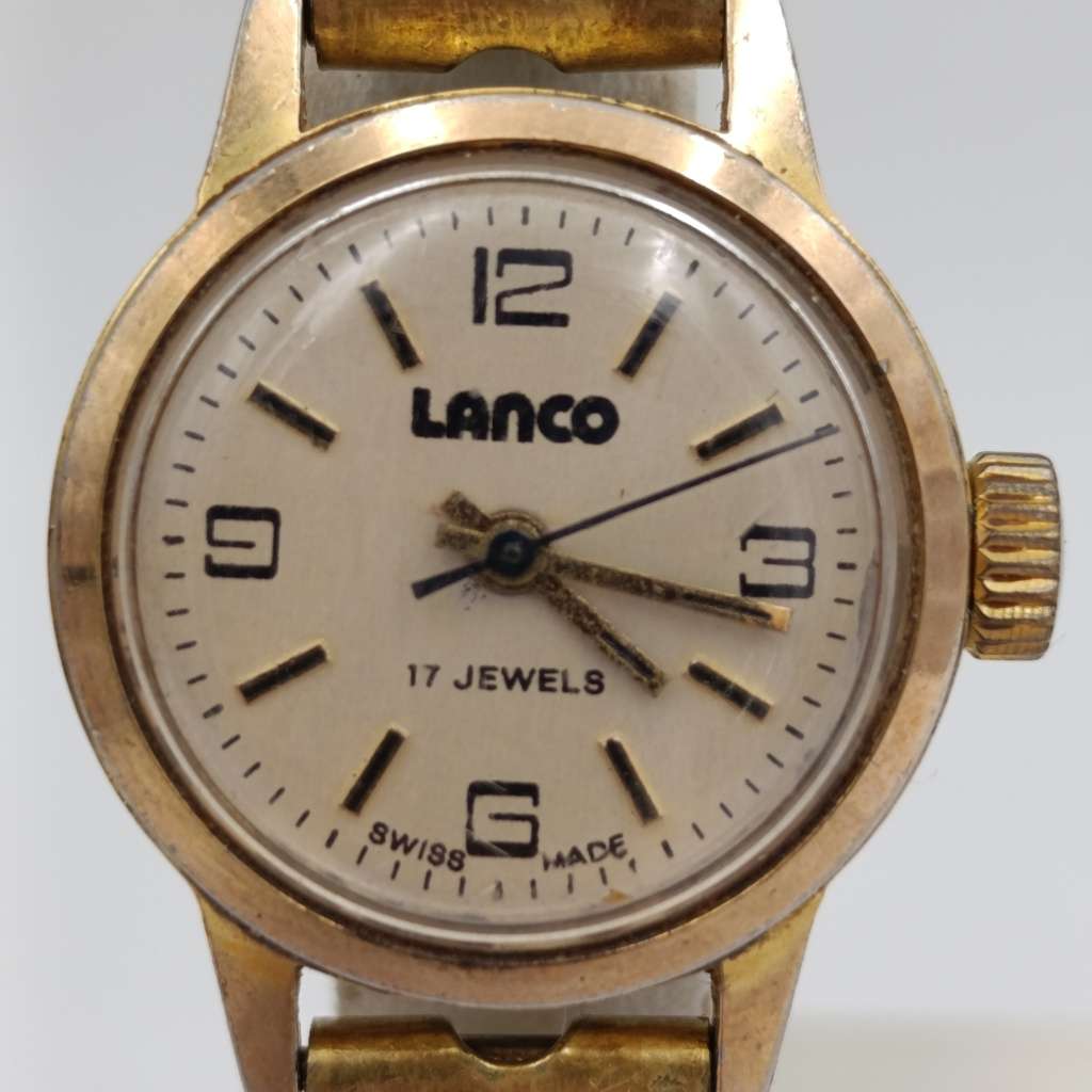 Vintage Lanco manual wind ladies watch - working