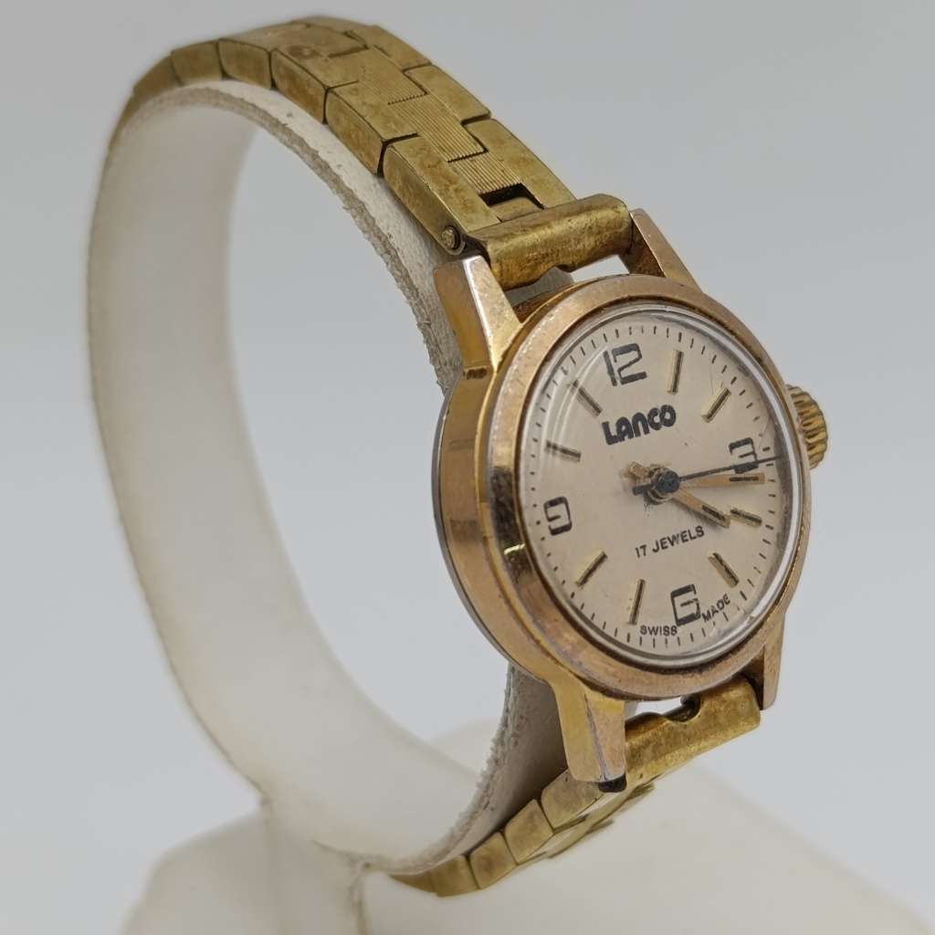 Vintage Lanco manual wind ladies watch - working