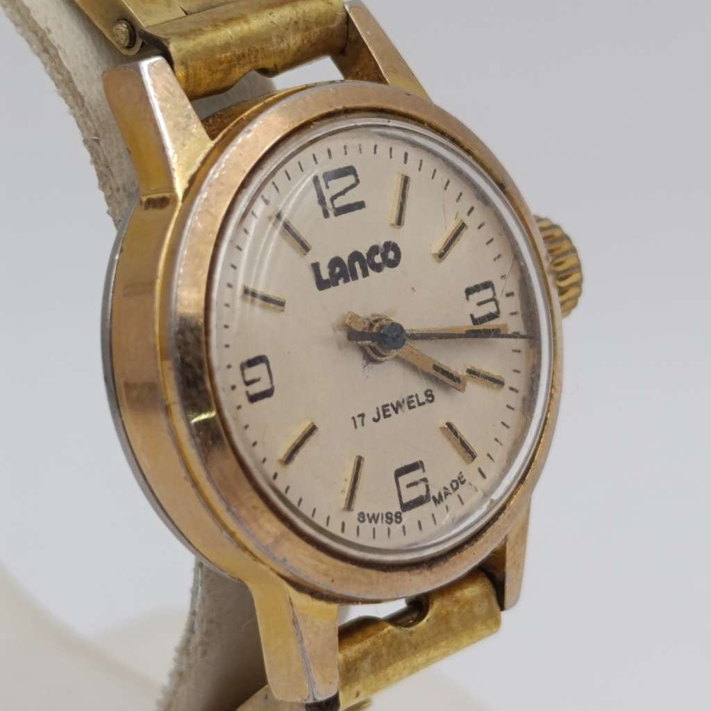 Vintage Lanco manual wind ladies watch - working