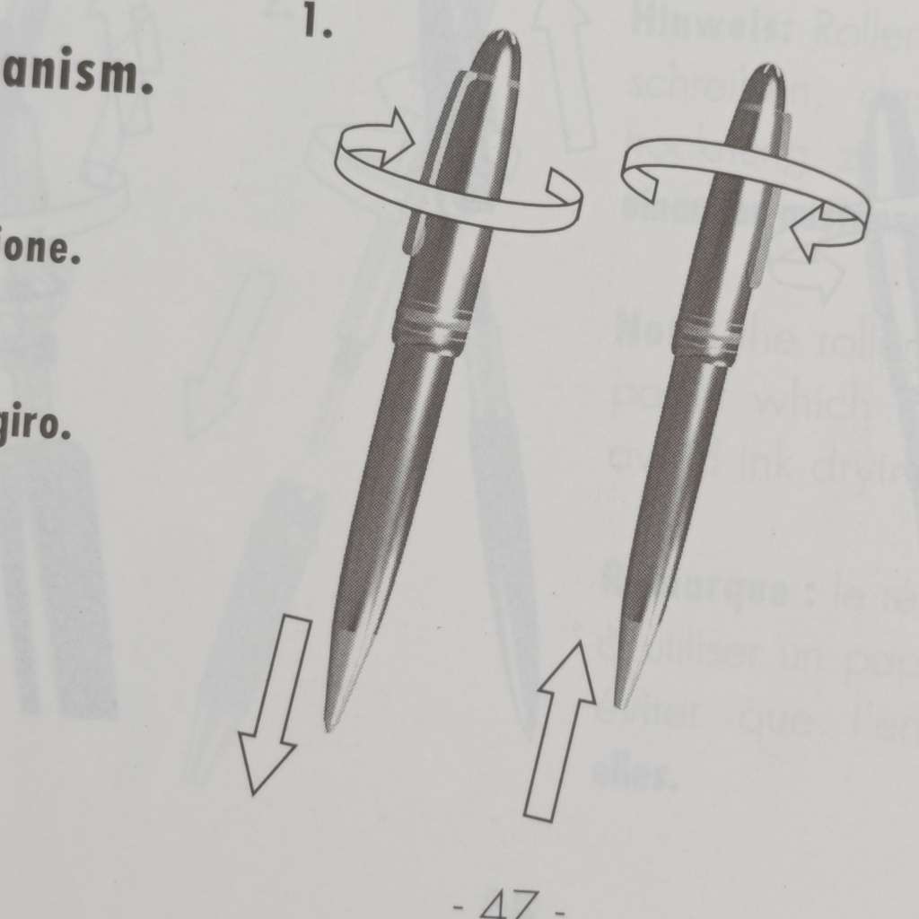 Original Mont Blanc Meisterstuck Pix ballpoint pen in original box - serial GN1647360