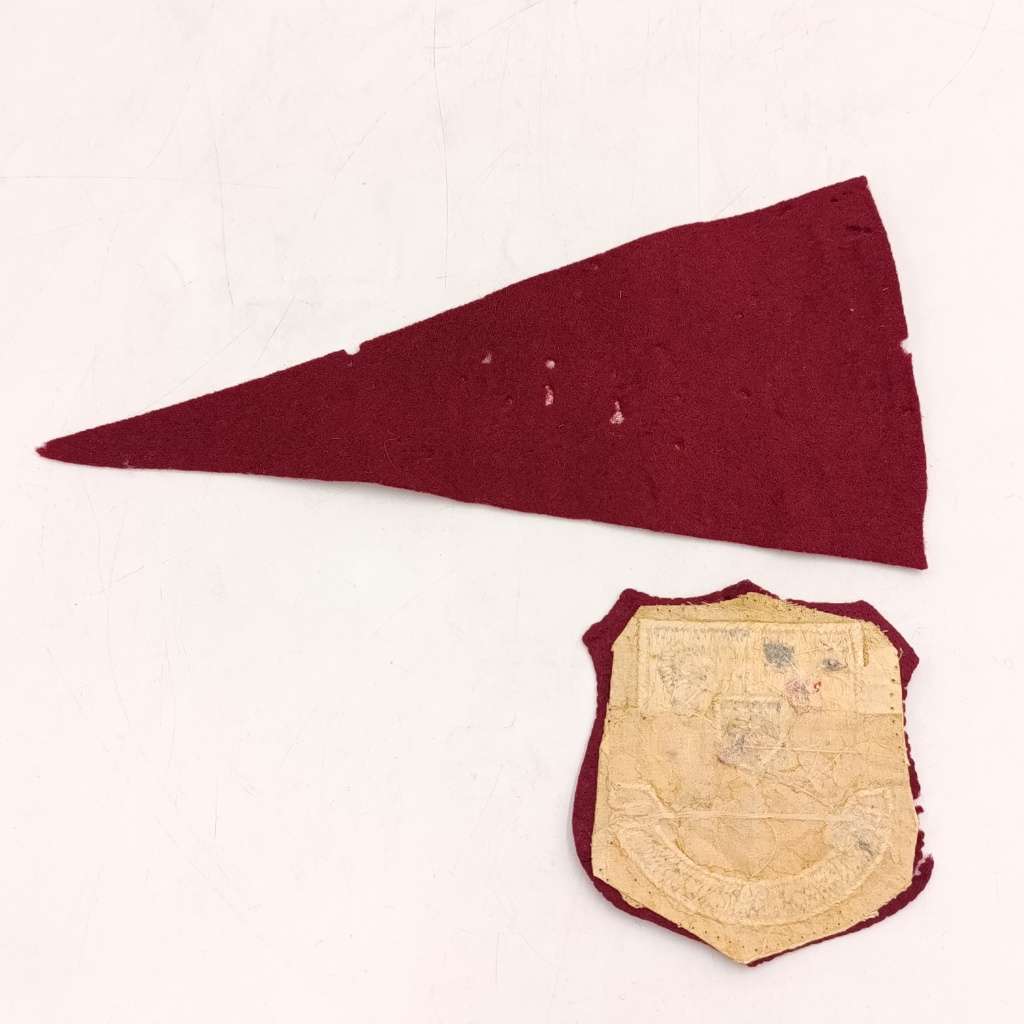 Vintage Maties supporters flag with badge