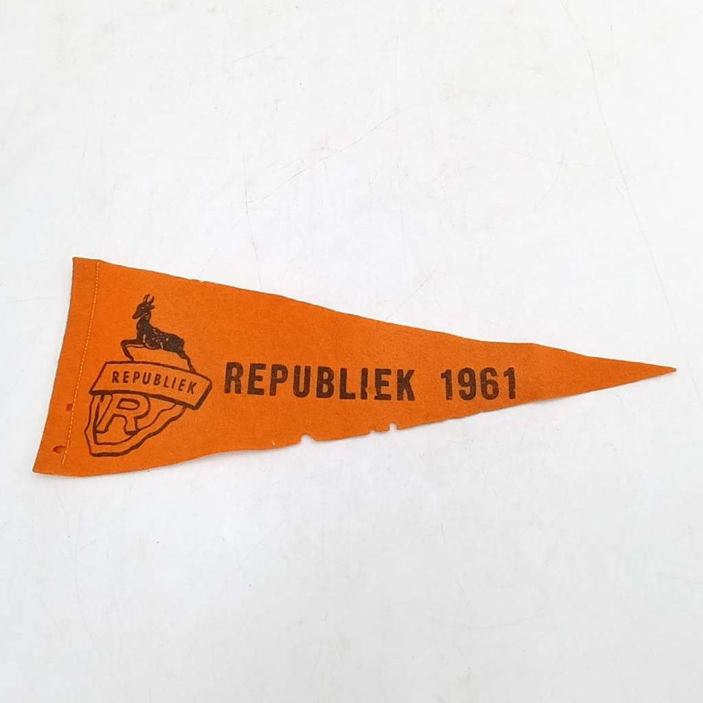 Vintage 1961 South Africa Republic festival flag