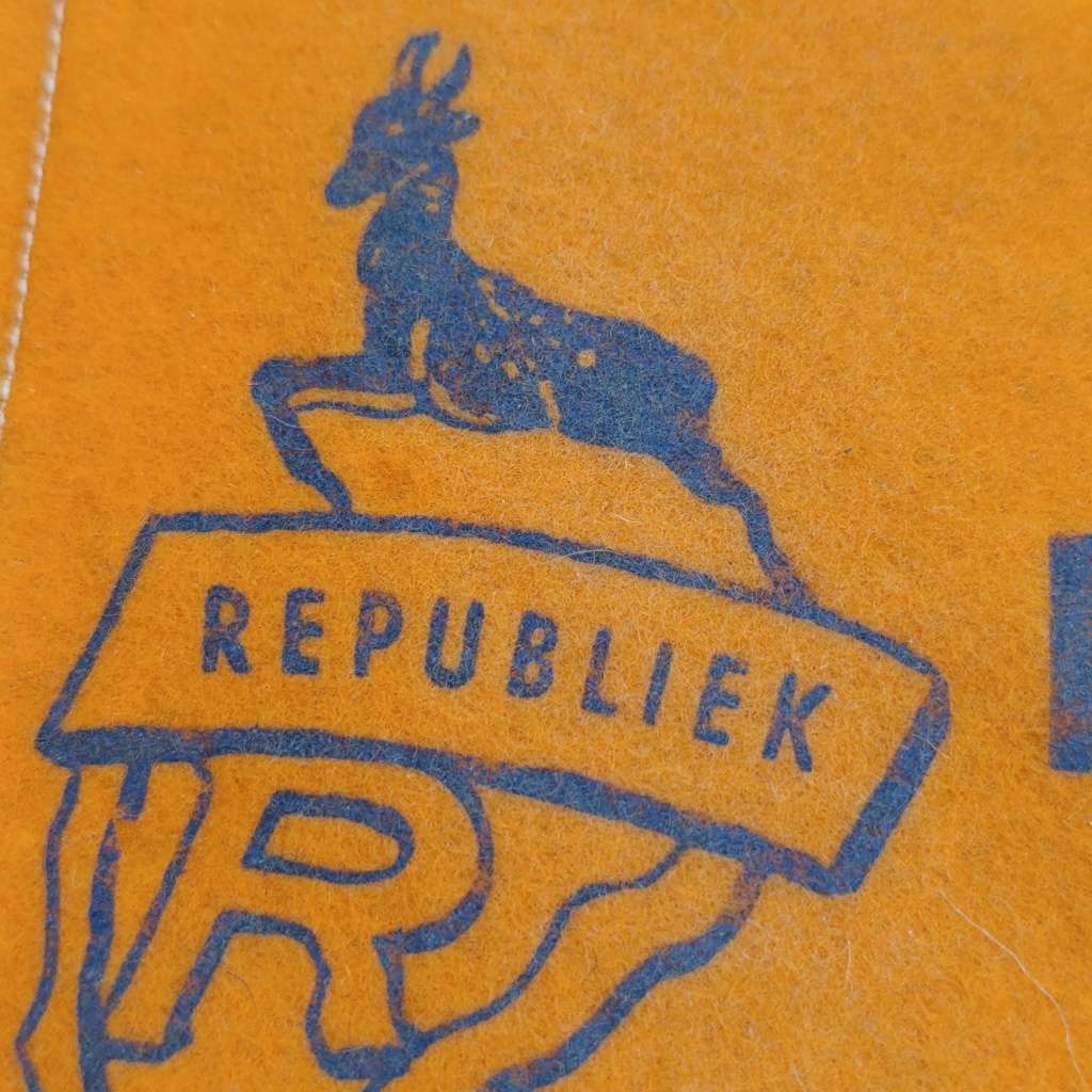 Vintage 1961 South Africa Republic festival flag