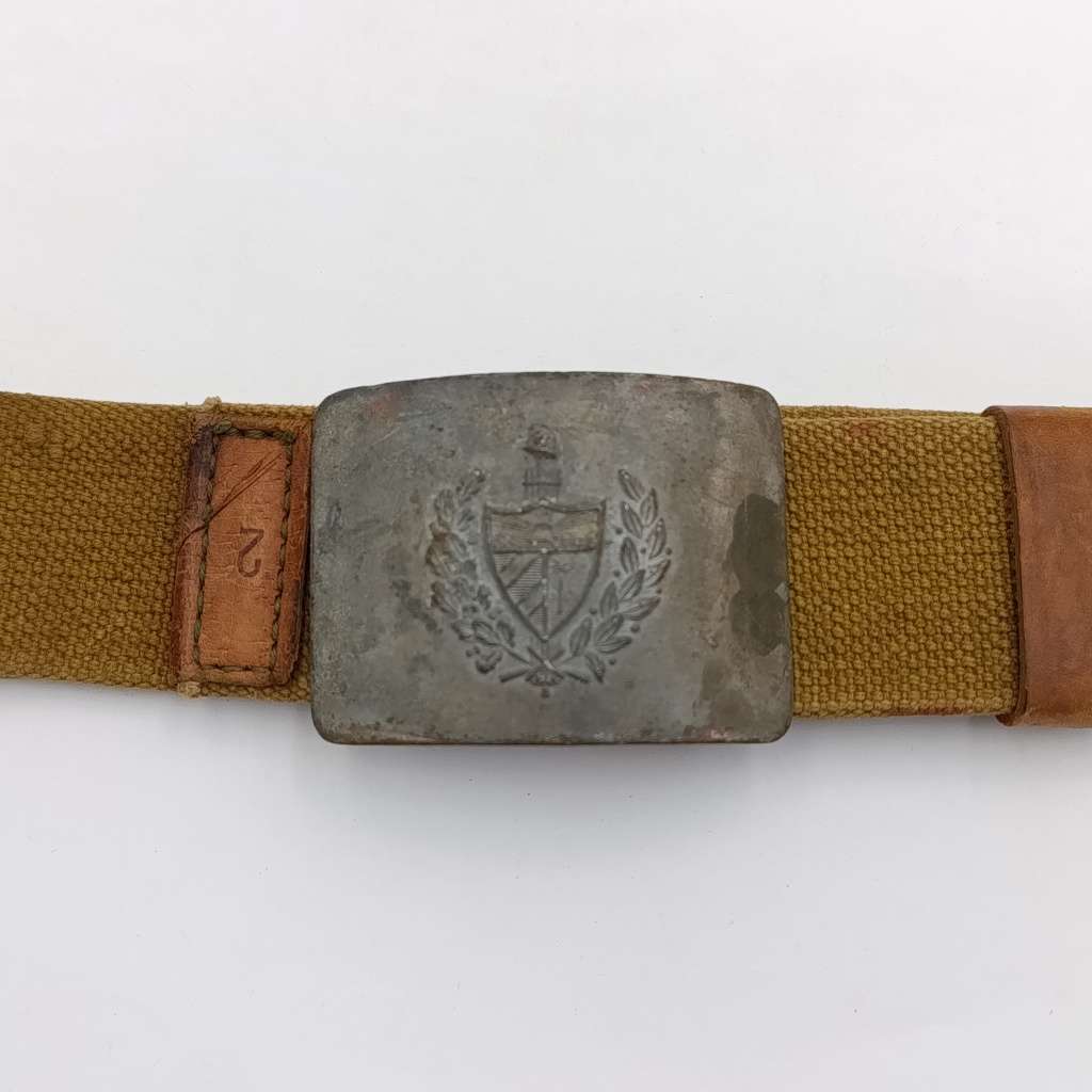 Angolan bush war Coban belt and buckle - length 110.5cm