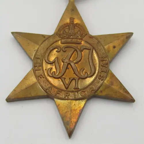 WW2 The Africa Star medal - unnamed version