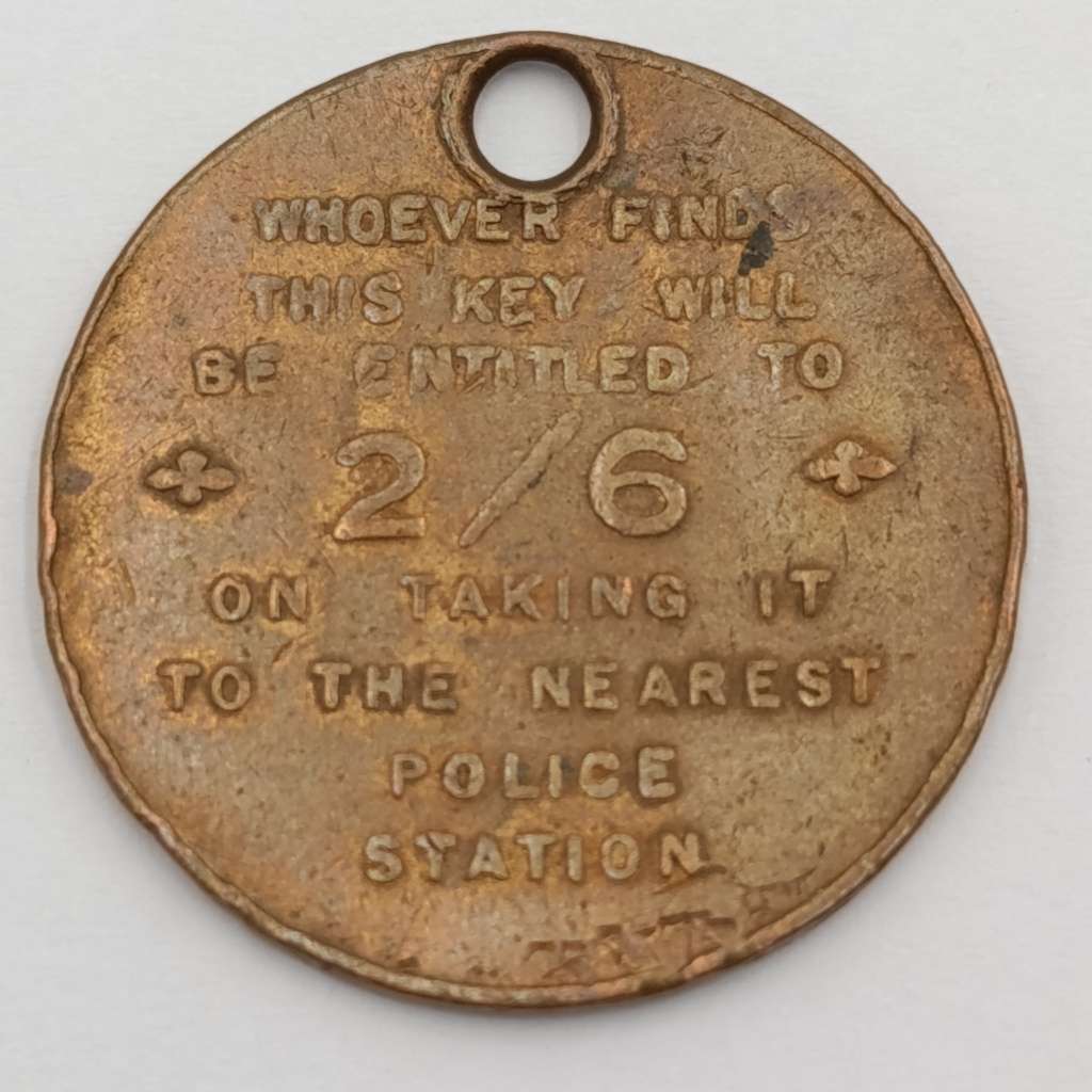 Old Reward token for lost keys