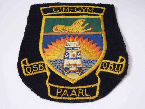 Paarl Gimnasium Old Boys Union blazer badge - " Oud Studente bond "