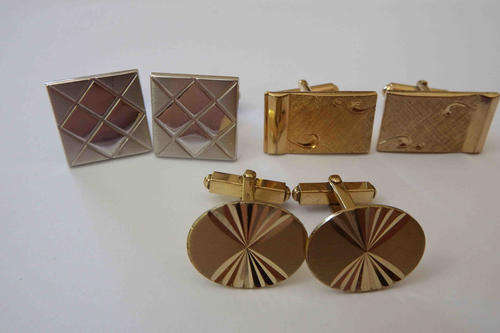 3 Pairs of Vintage cufflinks as per photo (price reduced with R30)
