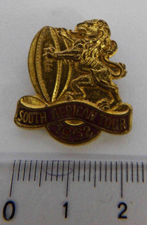Lions 1962 South African Tour pin badge - short pin - as per photo