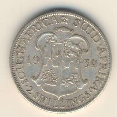 SAU 1939 Two Shilling VF - as per scan