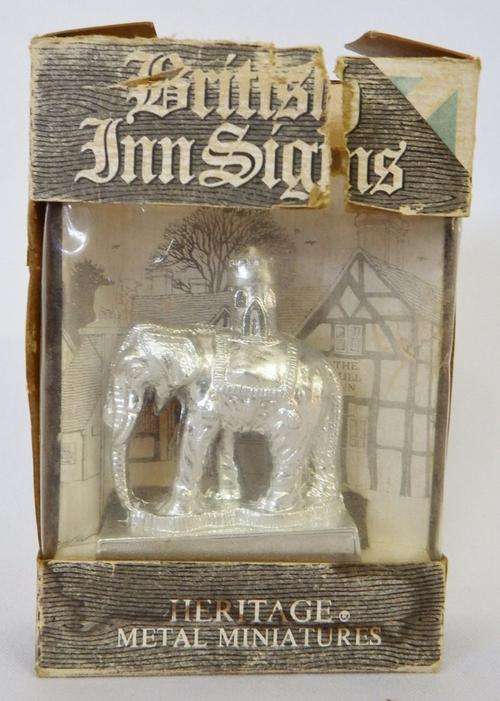 British Innsigns by Matchbox metal miniatures figurine in original box - box damaged -as per photo
